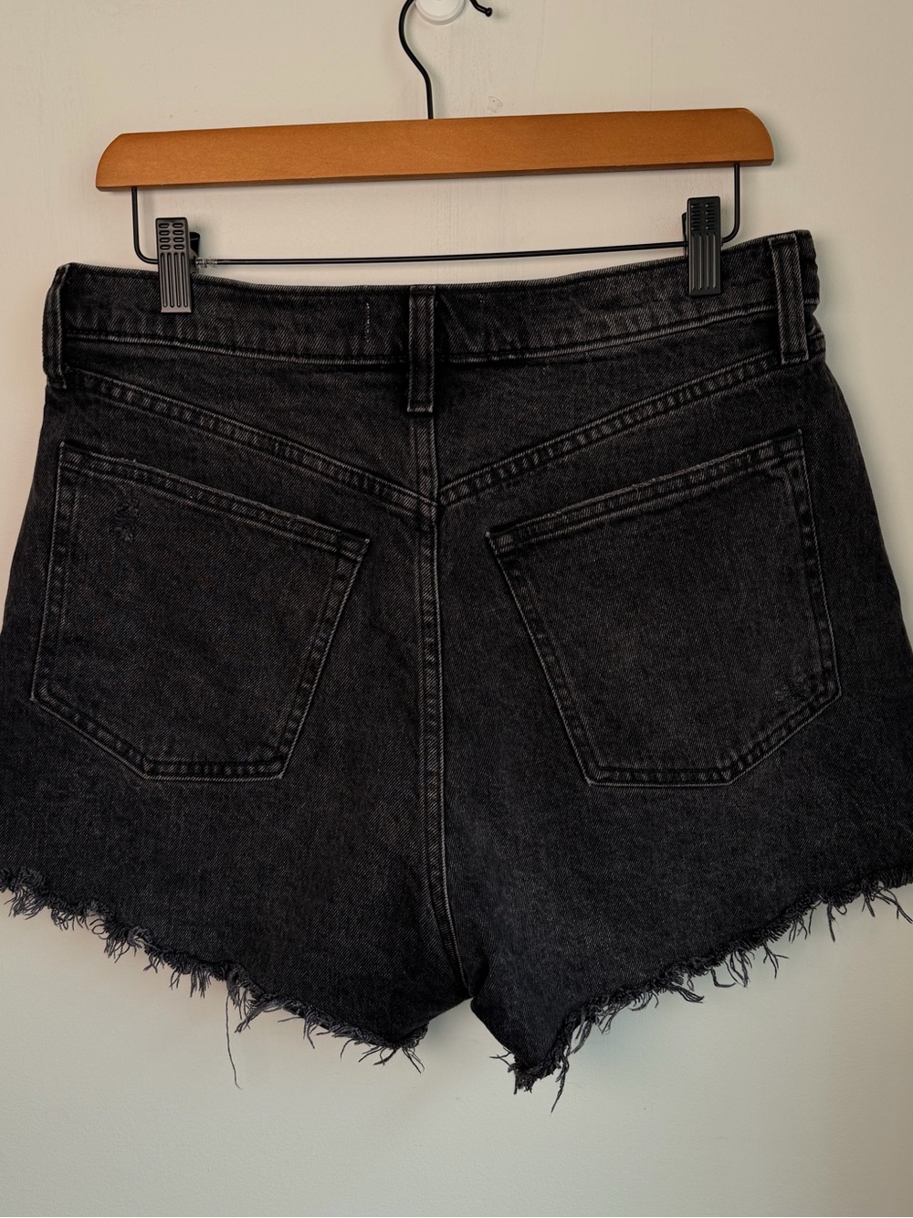 Abercrombie & Fitch Black Denim Jean Shorts - Picture 8 of 11